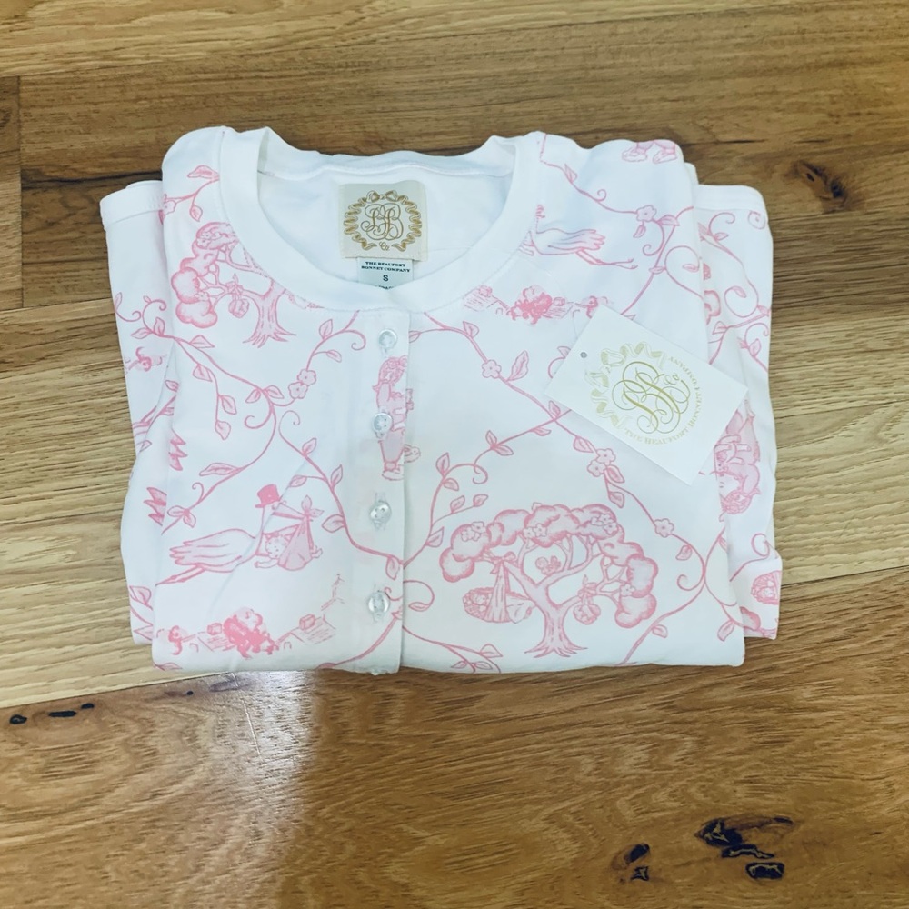TBBC Nightingale nightgown Chinoiserie Charm